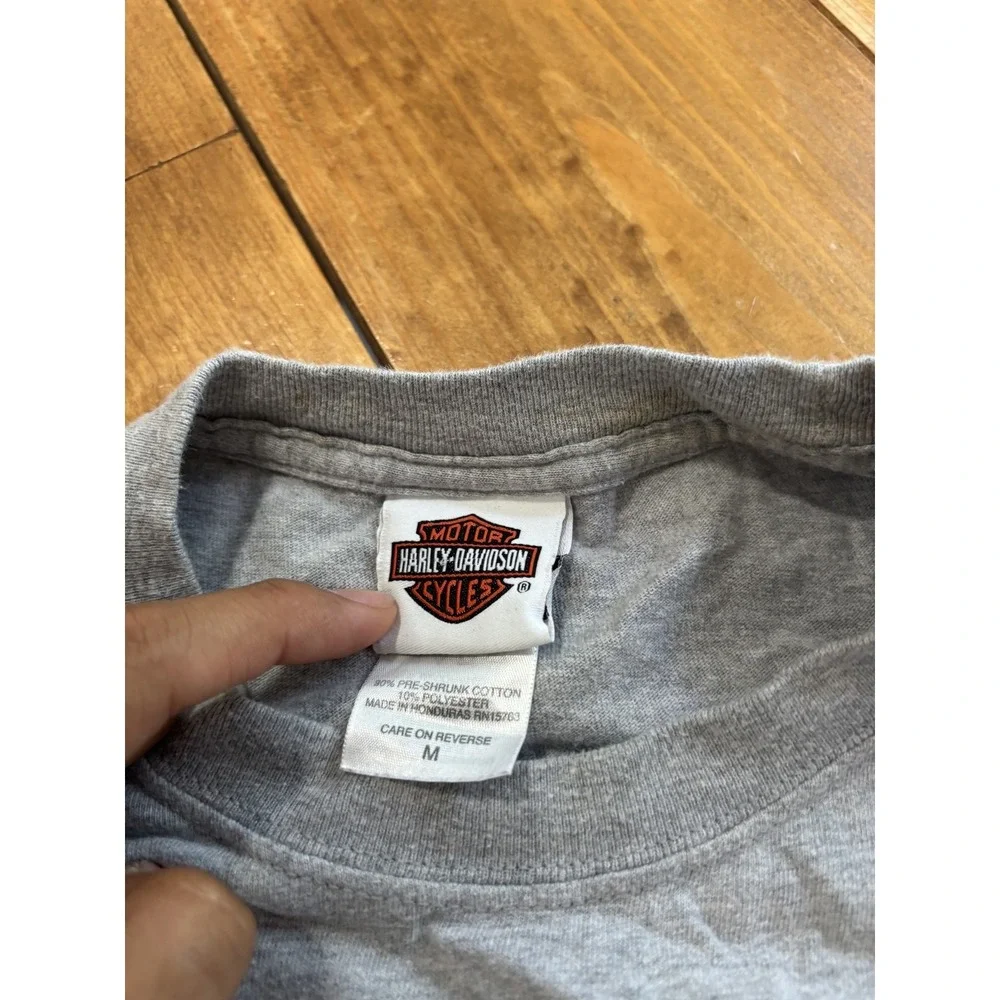 Harley-Davidson Park City Utah Long Sleeve T-Shirt Men's M Gray Wild One Vintage